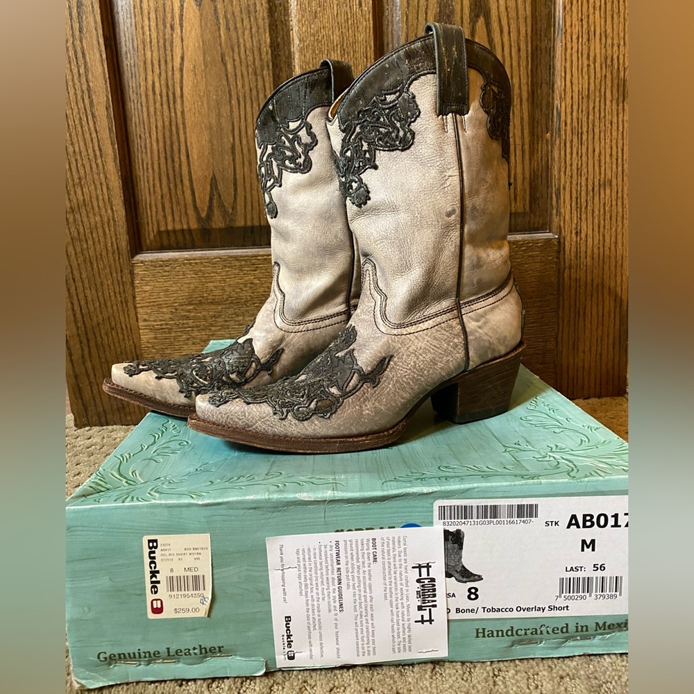 Buckle brand boots. Worn one time. Like new. Women’s size 8.